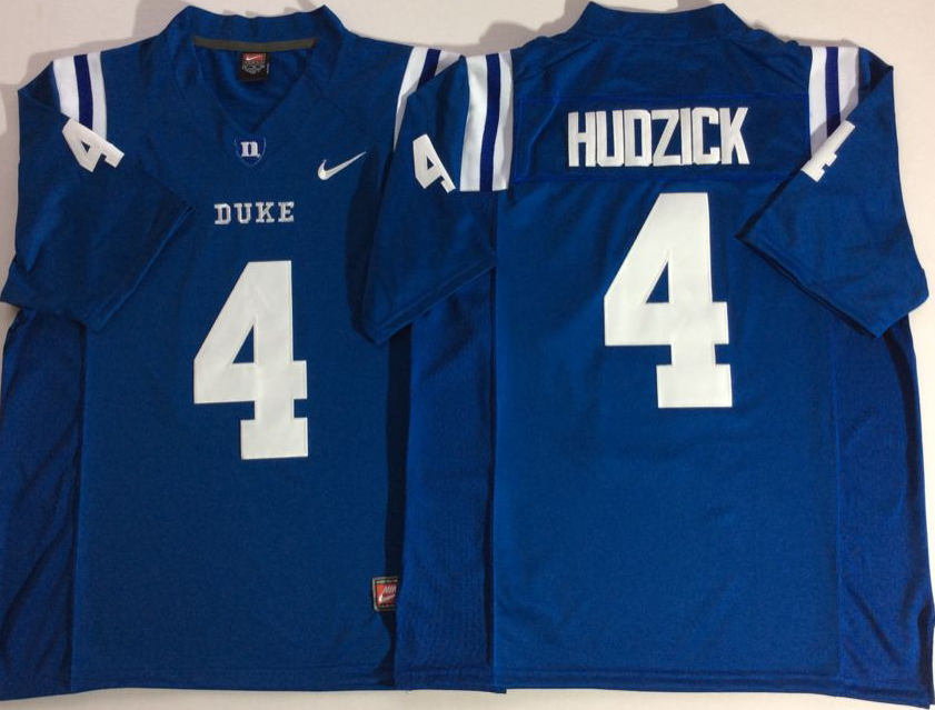 NCAA Men Duke Blue Devils Blue 4 HUDZICK